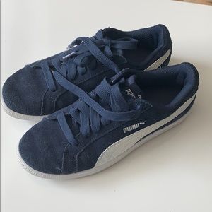 Puma Suede Navy Blue Sneakers